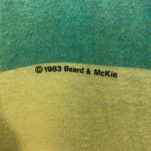 VINTAGE 1983  Fishing T-Shirt  Hanes Single Stitch - Picture 3 of 6